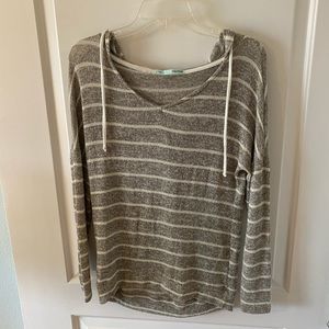 Hooded knit longsleve